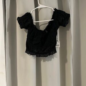 NWT Free People off the shoulder crop top